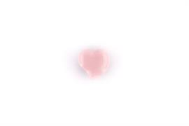 Heart Shaped Shank, Pink 13 mm